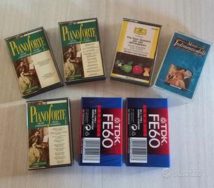 7 Musicassette Classica + Vergini Sigillate TDK 