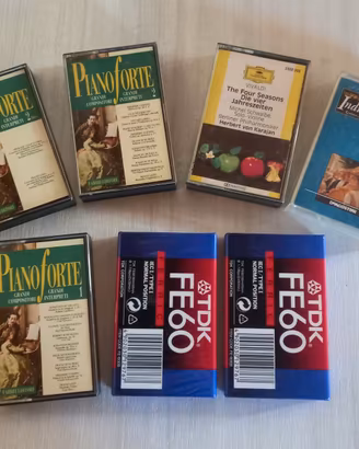 7 Musicassette Classica + Vergini Sigillate TDK 