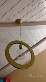 Lampadario per cameretta (ma non solo) verde