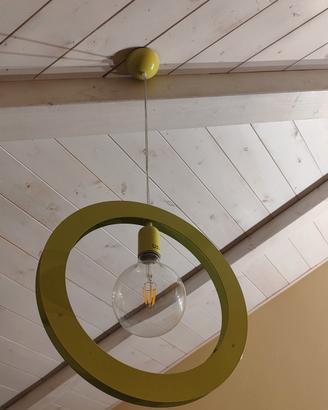 Lampadario per cameretta (ma non solo) verde