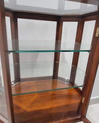 Gioiello vintage di Ebanisteria-Vetrinetta Ottagon