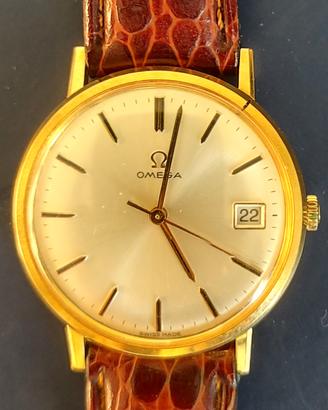 Orologio OMEGA automatico in oro acciaio e argento