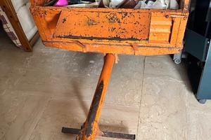 Rimorchio ribaltabile a mano per motozappa