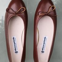 Ballerina Garlando, marrone pelle/cuoio n. 38