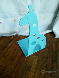 Ferma libro Giraffa azzurro 