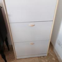 Scarpiera doppia profondità 3 ante max 18 paia