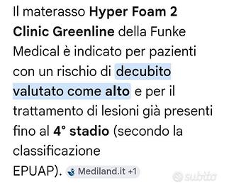 materasso antidecubito