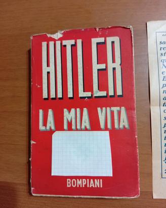 Adolf Hitler - La mia vita Bompiani 1938 1 Ed. Ita