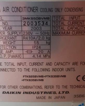 condizionatore Daikin 