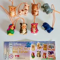 ciondoli Winnie Pooh Animal Wear 6 Wild - 8 pezzi