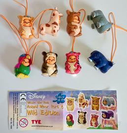 ciondoli Winnie Pooh Animal Wear 6 Wild - 8 pezzi