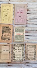 7 libri dal 1912 al 1940
