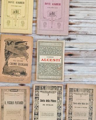 7 libri dal 1912 al 1940