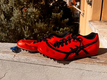 Scarpe Chiodate Atletica Leggera Asics Arancioni
