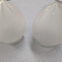 Coppia vetri (2 pz.) a pigna antichi incisi