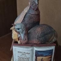 Wild Turkey rara ceramica da collezione 1981 piena