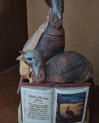 Wild Turkey rara ceramica da collezione 1981 piena