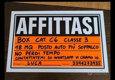 Box auto con ampio soppalco - via paolo
