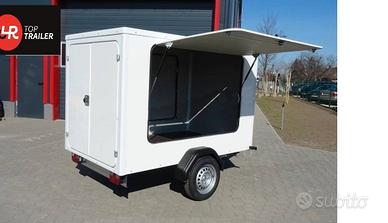 Rimorchio furgonato 218/256 x 156 cm. MC 1300 Kg.