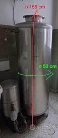 Serbatoio acciaio inox + pompa