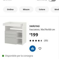 Fasciatoio ikea SMÅSTAD