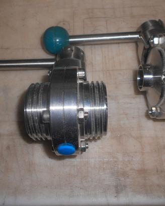 Valvole a farfalla in acciaio inox