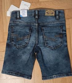 Nuovo jeans corti bambino 8 anni mayoral