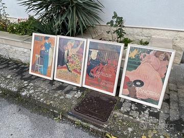 N.4 Stampe pubblicitarie '60