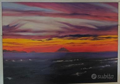 Tramonto sullo stromboli |Arte