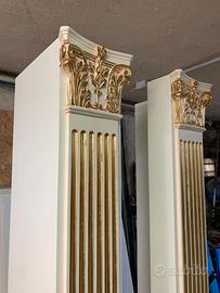 cornice e colonne per libreria