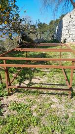 struttura in ferro per grande tavolo