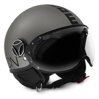 Casco Momo Design Fighter Evo Titanium Frost Black