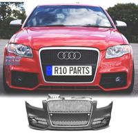 PARAURTI ANTERIORE AUDI A4 04-07 LOOK RS4 GRIGLIA 
