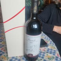 Vino Barolo rosso del 1999 