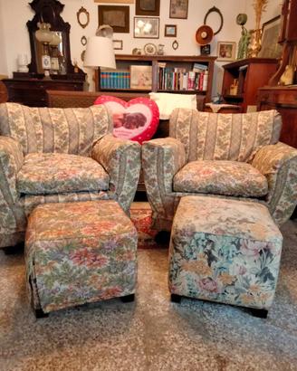 poltrone con poggia piedi