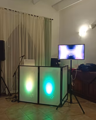 DJ Screen Vonix 4 pannelli illuminabili con custod
