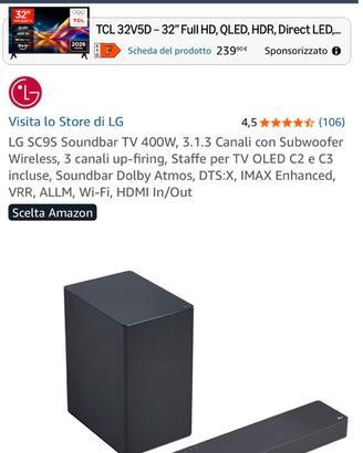 saundbar Lg 400 watt