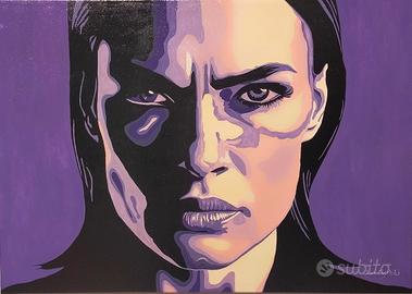 Quadro moderno acrilico su tela 50x70 