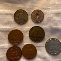 TOKEN gettoni trasporto giochi USA 1970/80 (1)