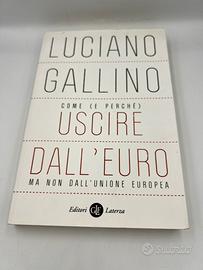 Uscire dall’euro