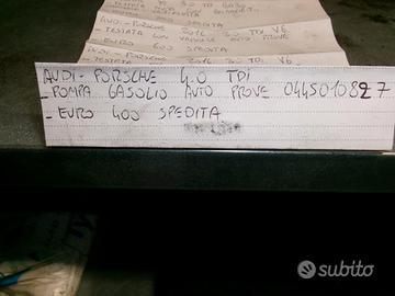 Pompa gasolio audi porsche 4.0 tdi