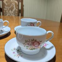 Set 4 Tazze da Tè Vintage Dreiter Fabrik - Porcell