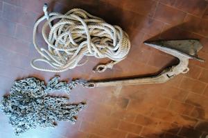 Ancora CQR 25 libbre con catena, cima, grilli
