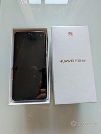 Huawei P30 Lite 128 GB Nero + Cover
