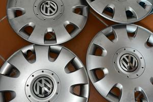Set 4 Copricerchi Originali Volkswagen R15/R16