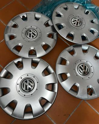 Set 4 Copricerchi Originali Volkswagen R15/R16