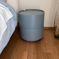 Coppia comodini Pianca modello Dedalo – color Avio