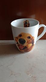 tazza con immagine di cane da collezione 