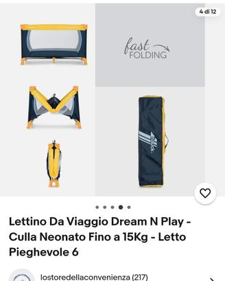 hauck lettino da campeggio + materasso