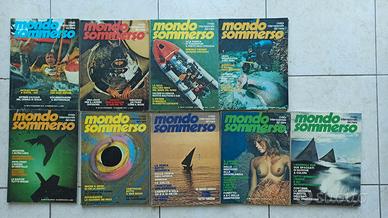Riviste  Mondo sommerso anni '70 e '80